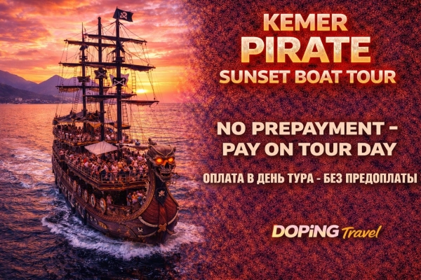 Kemer Pirate Boat Trip 🏴‍☠️