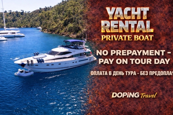 Alanya Yacht Charter – My Dreams | Private Day & Sunset Cruise